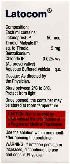Latocom Eye Drops 2.5Ml